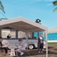 thumbnail image 3 of 10 x 10 ft commercial outdoor canopy tent: waterproof oxford fabric para party, market, wedding, camping, bbq, outdoor events, 3 of 8