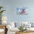 thumbnail image 3 of Stupell Industries Coastal Miami Beach Tower in Pink Canvas Art, 30 x 20, by Creative Studio, 3 of 8