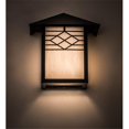 thumbnail image 1 of Meyda 196994 9 in. Seneca Ponte Wall Sconce - Craftsman Brown, 1 of 1