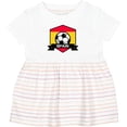 thumbnail image 3 of Inktastic Soccer Spain Flag Banner Girls Baby Dress, 3 of 5