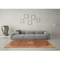 thumbnail image 3 of Ahgly Company Indoor Square Persian Brown Traditional Area Rugs, 5' Square, 3 of 4