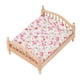thumbnail image 2 of Cama De Casa De Muñecas En Miniatura, Elegante Cama En Miniatura Realista 1/12 Decorativa Para Decoración Del Hogar, 2 of 7