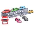 thumbnail image 1 of Camión Portacoches de Transporte, Camión de Juguete Con 6 Camiones Portacoches Pequeños de Juguete para Niños y Niños, 1 of 7