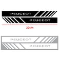thumbnail image 4 of Car Rearview Mirror Waterproof Reflective PVC DIY Decortion Stickers For 3008 5008 208 407 406 4008 206 308 307 301 207 2008 sliver white, 4 of 6