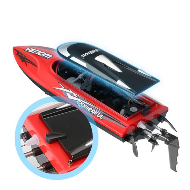 Heiheiup Waterproof RC HighSpeed Control Water Boats System Toys