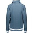 thumbnail image 2 of Holloway Sportswear M Womens All-American Funnel Neck Pullover Storm Heather/White 229763, 2 of 5