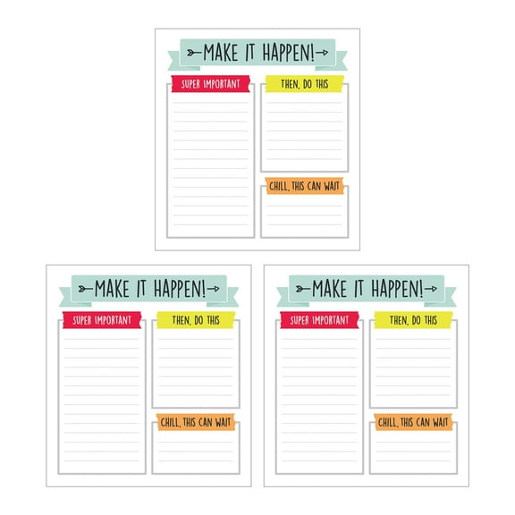 Carson Dellosa Aim High Notepad Value Pack Notepad Set