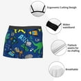 thumbnail image 6 of Kll Dinosaur In Space Men'S Cotton Boxer Briefs Underwear-Xx-Large, 6 of 9