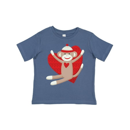 

Inktastic Hug Sock Monkey Gift Toddler Boy or Toddler Girl T-Shirt