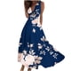 thumbnail image 1 of Vestido Corto de Verano de Moda sin Mangas con Cuello en V Impreso Vestido Casual Grande Del Doblado para Diario, 1 of 5