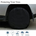 thumbnail image 6 of Set of 4 Tire Covers, Tire Covers for RV Wheel Motorhome Wheel Covers Waterproof UV Coating Tire Protectors for Trailer Truck Camper Auto Fits 27" - 29" Tire Diameters, 6 of 11