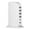 White, variant on USB Charger, Fast Charging USB Charger, 30W 6-Port USB Type-C Desktop Charger, Multifunctional Smart Charging Stand, Overvoltage Overcurrent Protection, ABS Fireproof Material, Compact Size