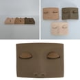thumbnail image 3 of Párpados de repuesto para maniquí Párpados de repuesto para pestañas Cabeza de maniquí Marron oscuro, 3 of 9