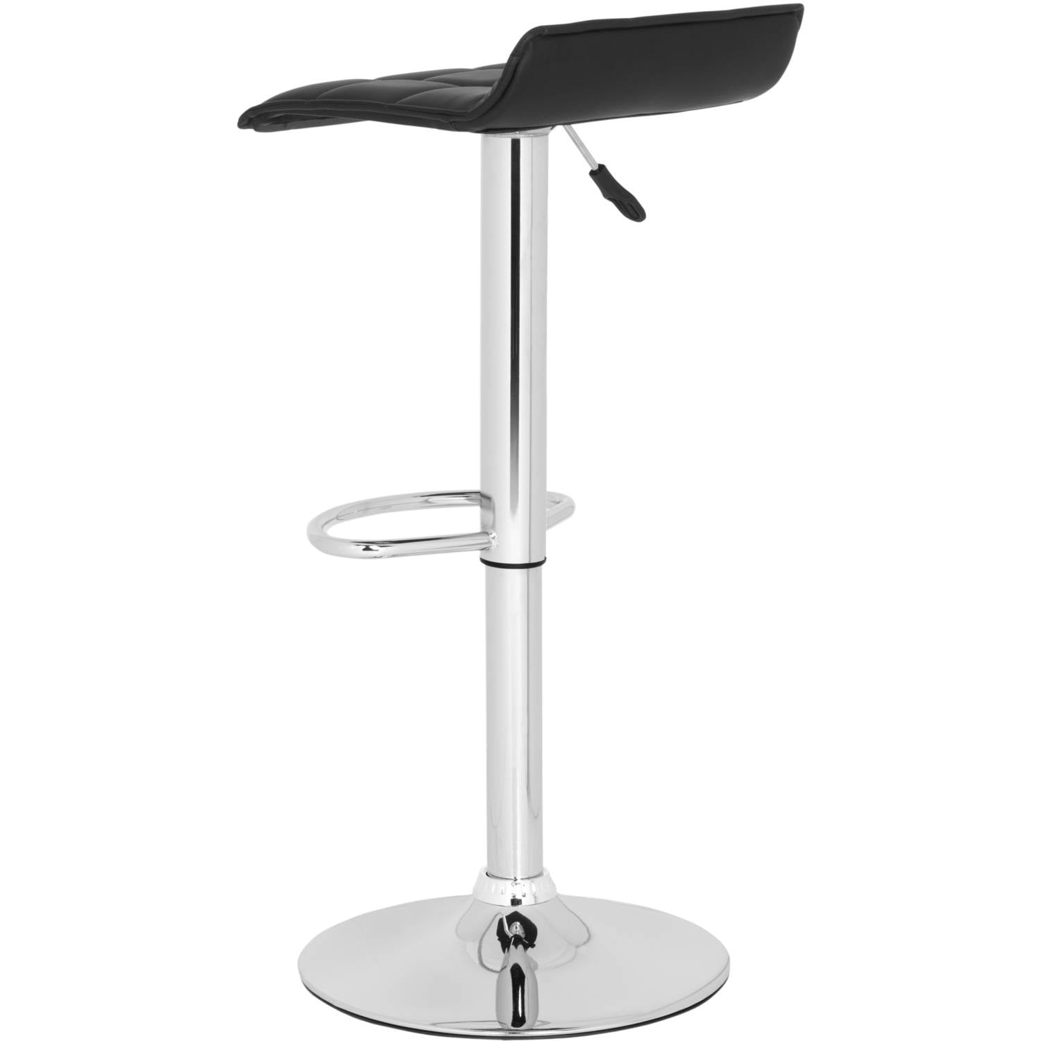 SAFAVIEH Lamita Contemporary Swivel Bar Stool, Black
