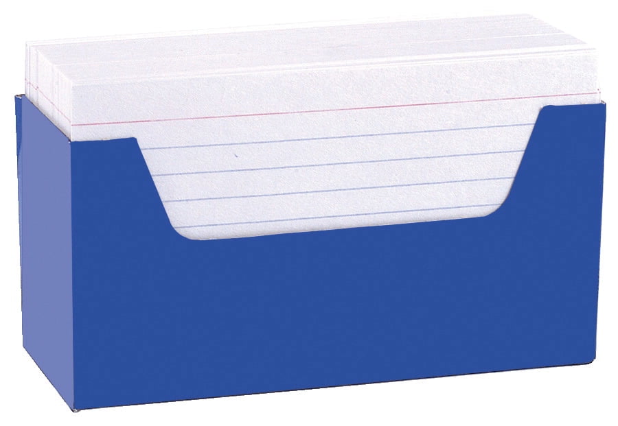 3 x 5 In. Dispenser Tray Ruled Index Card, Assorted Color, Pack 180