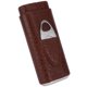 thumbnail image 4 of Caja de puros Humidor portátil con textura de cuero PU de cocodrilo de alta calidad para regalos de maridos, padres y amigos, 4 of 14