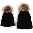 thumbnail image 2 of Mom And Baby Knitting Keep Warm Hat, 2 of 2