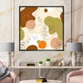thumbnail image 2 of Designart 'One Line Portrait of Afro American Women VII' Modern Framed Canvas Wall Art Print, 2 of 5