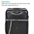 thumbnail image 5 of Unique Bargains Suitcase Belts with Quick Release Buckle Luggage Straps, Gray, 5 of 5