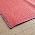 thumbnail image 4 of 4x6 Waterproof, Reversible Plastic Straw Outdoor Rugs for Patios | Also for Camping, RV, Deck, Porch, Balcony, Camp, Patio | Red, Solid | Size: 4' x 5'11'', 4 of 8