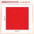 thumbnail image 2 of Uxcell 35Pcs 4" x 4" Paquetes de Tela de Algodón de Color Sólido, Pre-cortados, Rojo, 2 of 6