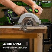 Greenworks 24V Brushless 10PC Power Tool Combo, Drill+Impact Driver+Circular Saw+Recip Saw+Jig Saw+Sander+Light+Multi-Tool+Nailer+Grinder,w/4.0Ah+2.0Ah Batteries and 65W USB-C Charger