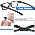 thumbnail image 5 of Eyeglass Nose Pads, Anti Slip Nose Pads for Glasses, Soft Comfortable Silicone Cushions for Sunglasses, Reduce Pressure and Prevent Slipping for Glasses (20 Black Pairs), 5 of 6