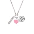 thumbnail image 2 of Delight Jewelry Balance Bar - Light Pink Heart Nurse Strong Zoe Necklace, 2 of 4