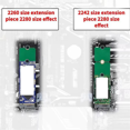 thumbnail image 2 of Unidad de Estado Sólido SSD M.2 NGFF 2230 2242 2260 A 2280 Soporte de Extensión Tarjeta de Transferencia Placa Adaptadora Tarjeta de Conversión B, 2 of 5