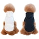 thumbnail image 2 of Sudadera con capucha polar para perros y gatos, ropa cálida para perros pequeños, ropa para cachorros, sudadera con capucha, disfraz suave para cachorros, negro, blanco y azul, 2 of 5