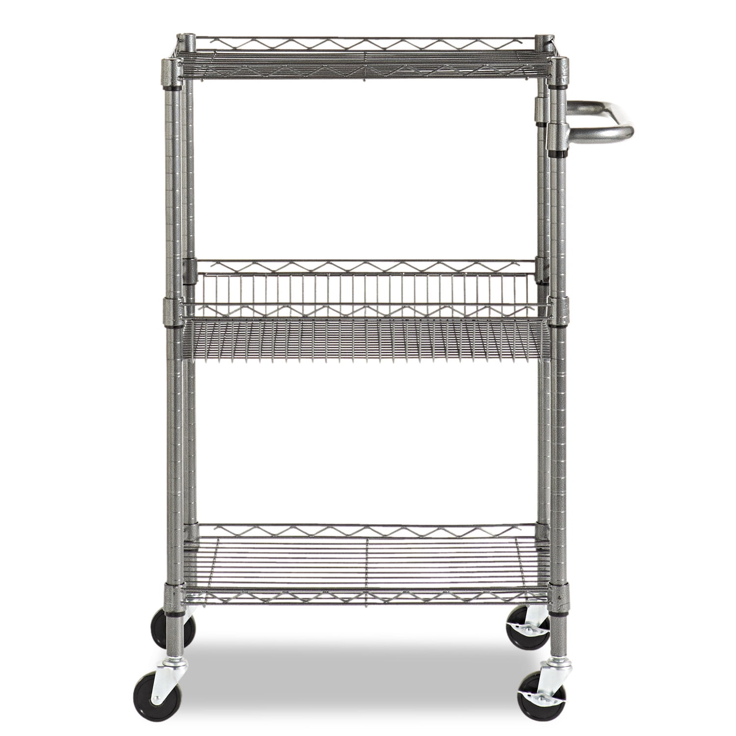3 Tier Rolling Utility Cart MultiPurpose Garage Kitchen Storage