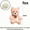 thumbnail image 3 of Realistic Fox Stuffed Animal-Super Soft Fox Plush Toy Cute Character Doll Fan Collection Gift-9.8in, 3 of 8