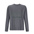 thumbnail image 3 of Blusas y camisas de manga larga con cuello redondo para hombre, deportivas, fitness, hogar, pijamas navideños estampados, camiseta de manga larga con cuello redondo, blusa de poliéster para hombre, 3 of 3