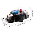 thumbnail image 2 of EeaseCA Support de Protection pour Fusible de Disjoncteur 80A Audio de Voiture, 2 of 7