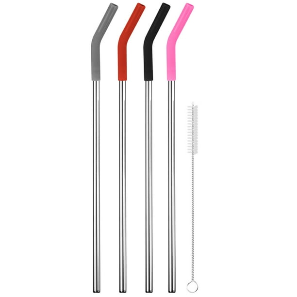 Pajita de Acero Inoxidable Wdftyju con Tapas 4 Unidades para 40oz