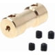thumbnail image 2 of Coupler for 25mm Motor Copper Shaft Coupling Coupler Connector Sleeve Adapter SENMIAOTH (Inner Diameter : Type 2 3mm), 2 of 5