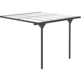 thumbnail image 1 of Outsunny Pavillon de Jardin à Toit Rigide 10 Pieds x 10 Pieds en Polycarbonate Gris, 1 of 10