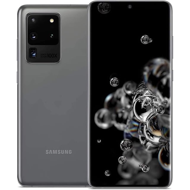 Samsung Galaxy S20 Ultra 5G 128GB Unlocked Smartphone (Cosmic Gray) Certified Refurbished Like New