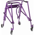 thumbnail image 2 of Inspirado en el andador posterior ligero Drive Nimbo 2G Mobility Aid con asiento, grande, color morado mago, 2 of 5