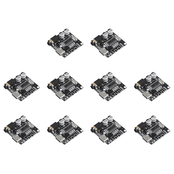 10uds. Placa receptora de audio compatible con Bluetooth 5.0 MP3 placa decodificadora sin pérdidas para bricolaje