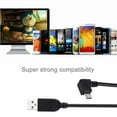 thumbnail image 3 of AMZER 28cm 90 Degree Angle Right Micro USB to USB Data / Charging Cable - Black, 3 of 3
