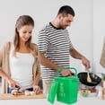 thumbnail image 4 of Phenofice Compost Pail For Kitchen Garbage Pail Plastic Simple Design Office Use 1Pack, 4 of 7