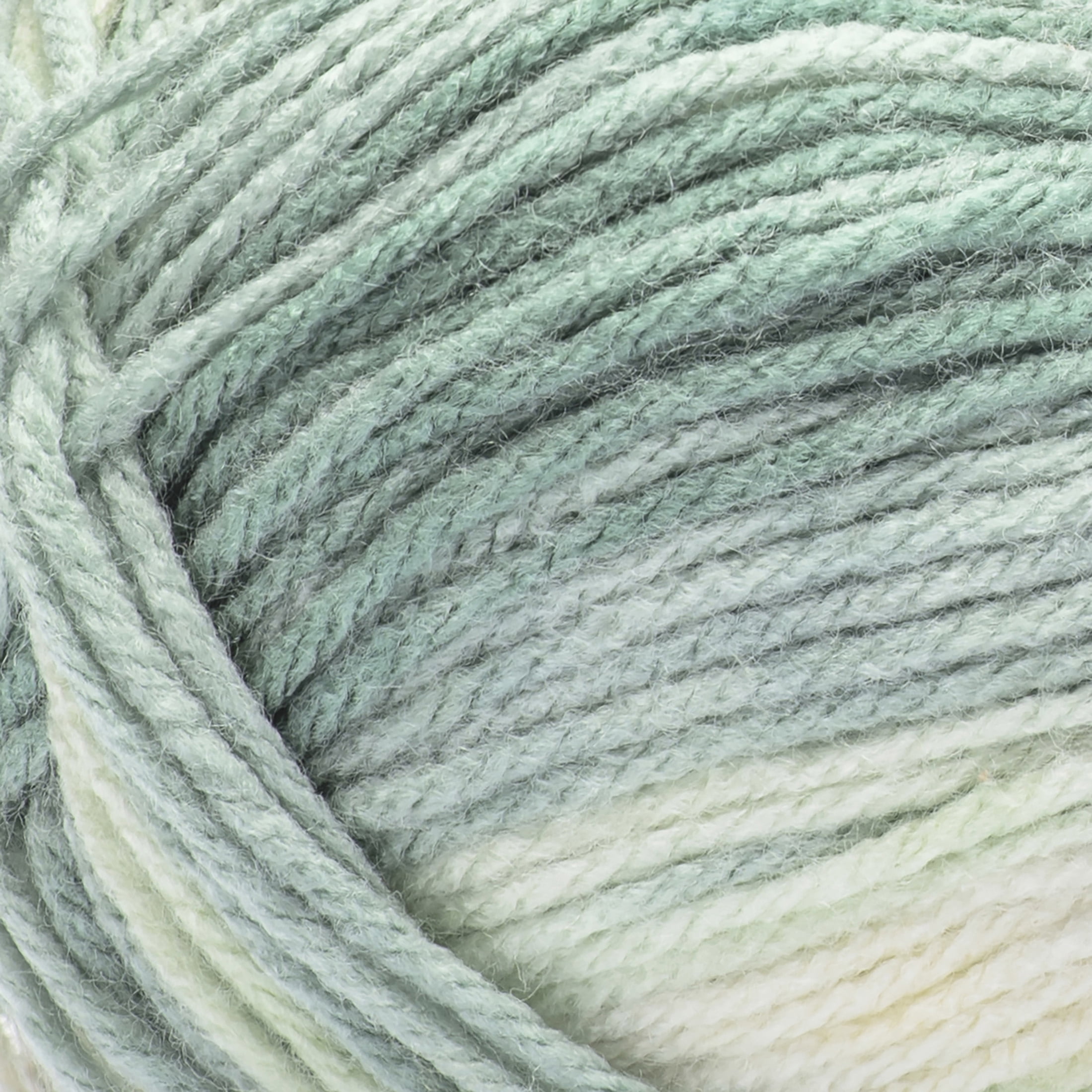 Loops & Threads Sage Impeccable Pastel Yarn - Medium Weight Yarn for Knitting, Crochet, Weaving, Arts & Crafts, 18 Pack