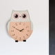 thumbnail image 3 of Reloj colgante de pared de con forma de dibujos animados decorativos para , hogar que no hace tictac, decoración de guardería construcción Búho Baoblaze Relojes de pared, 3 of 7
