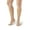 Beige, variant on Ames Walker AW Style 201 Medical Support Open Toe 20-30 mmHg Firm Compression Knee High Stockings Beige XXXLarge Wide Short