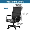 thumbnail image 2 of Shukii Waterproof Office Chair Covers Computer Chair Slipcovers Desk Chair Cover Universal Chair Protectors For Rotating Chair(Coffee,Small), 2 of 7