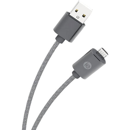 Iessentials & Sync Braided Micro To Cable  6ft (gray) price history on PriceWatchPro