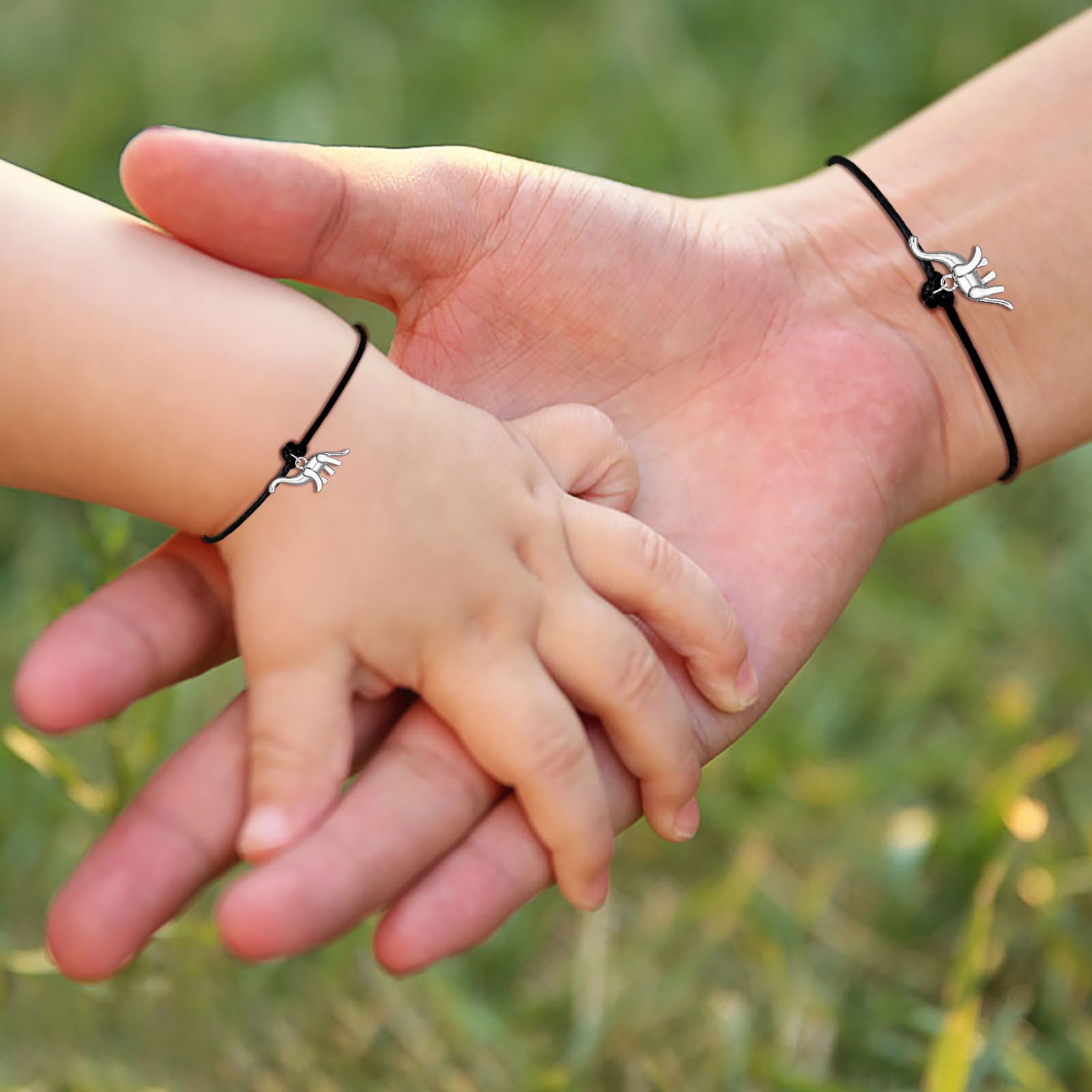 SUNSH Back to School Gifts Mommy and Me Bracelet Mother Daughter Son  Matching Dinosaur Heart Butterfly Bear Bracelets Set for 2 First Day of  School