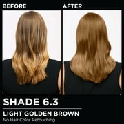 Garnier Olia Oil Powered Permanent Hair Color, 6.3 Light Golden Brown