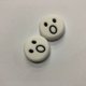 thumbnail image 1 of Amortiguador de silicona para raqueta de tenis, divertido amortiguador para raqueta de Tai Chi con cara sonriente sorprendida, 1 of 6